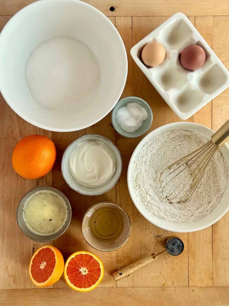 orange poppy seed muffin ingredients 