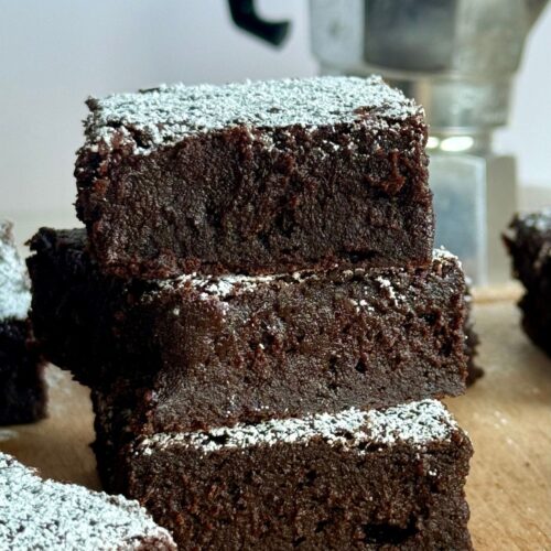 espresso-brownies-stack-of-brownies-with-espresso-pot-in-background