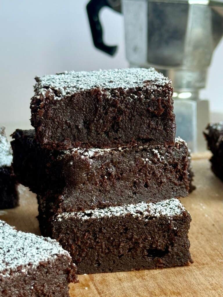 espresso-brownies-stack-of-brownies-with-espresso-pot-in-background